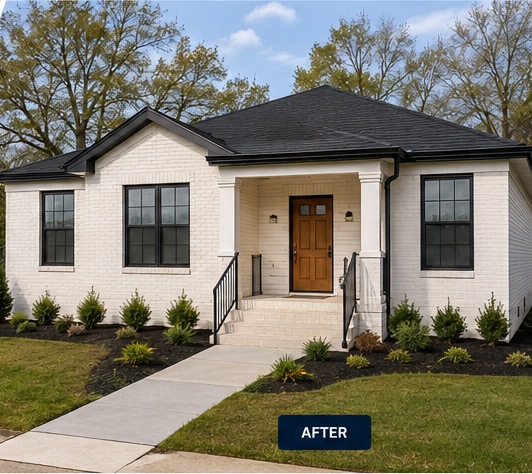 Property after renovation